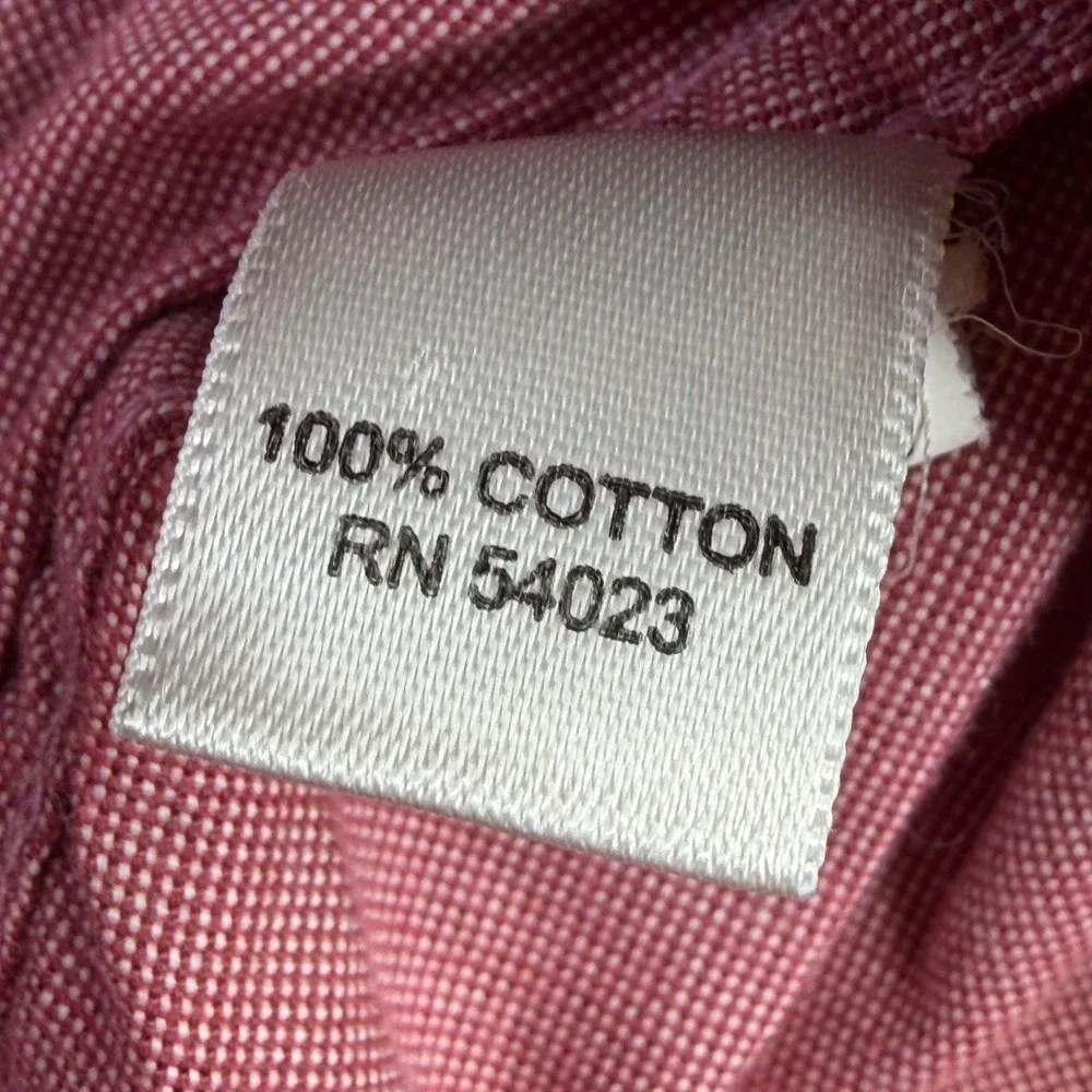 Banana Republic Button Down Shirt Mens XL Ranch Red Soft‎ Wash Cotton (READ)